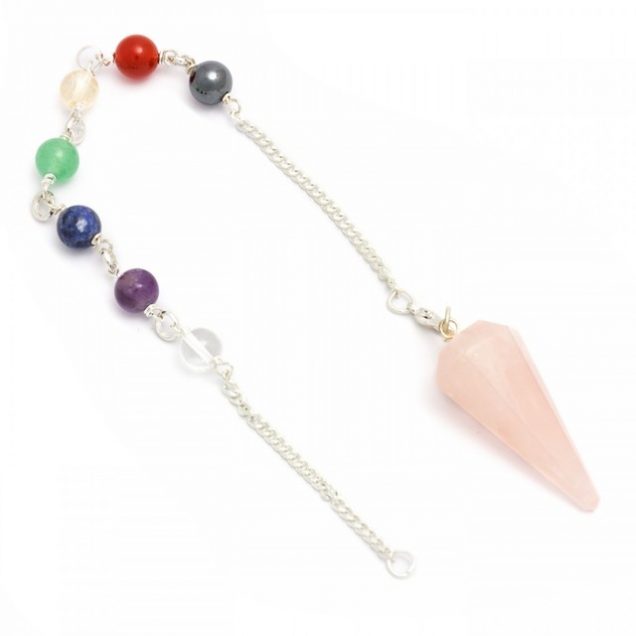 Pendulum Chakra Rose Quartz - Healing Light