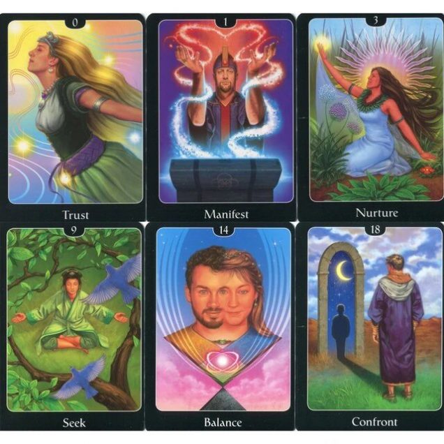 Oracle Cards : Psychic Tarot for The Heart by John Holland - Healing Light